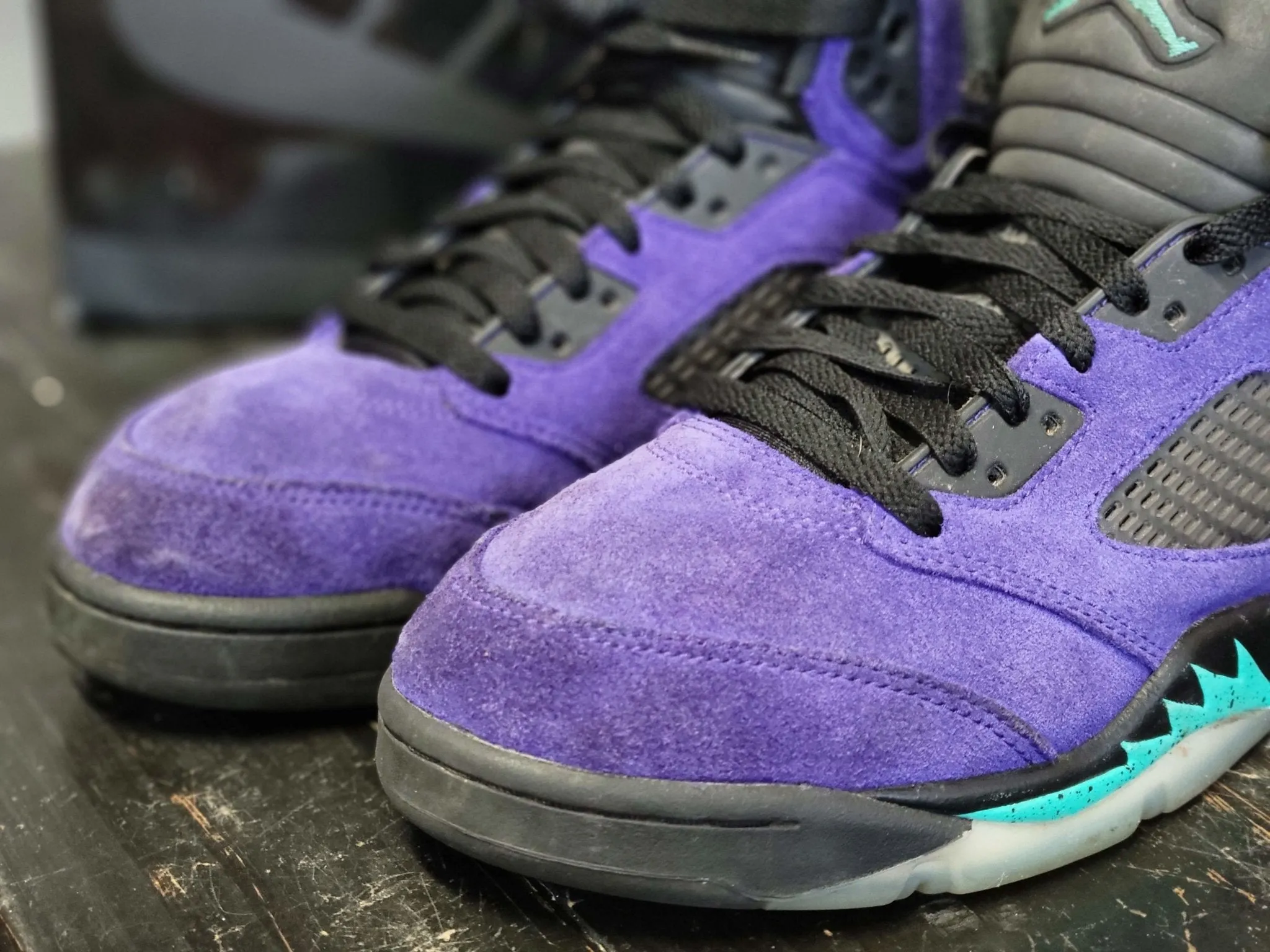 2020 Jordan Retro V Grape Purple/Black Basketball Shoes 136027-500 Men 8
