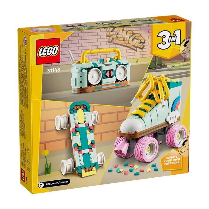 31148 RETRO ROLLER SKATE