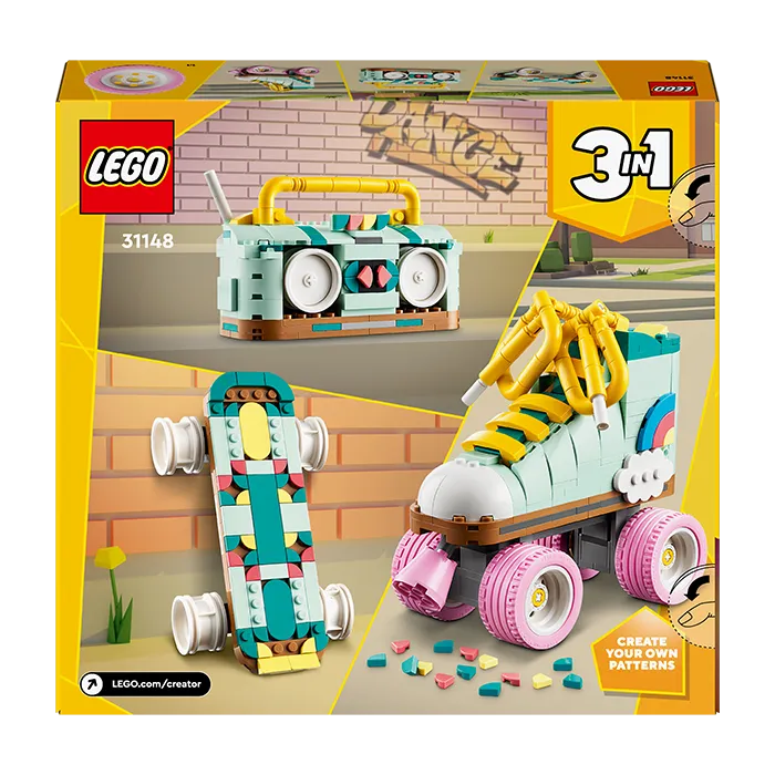31148 RETRO ROLLER SKATE