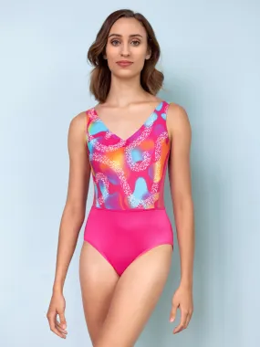 Adult Fashion Doll Pink Hot Skate Leotard