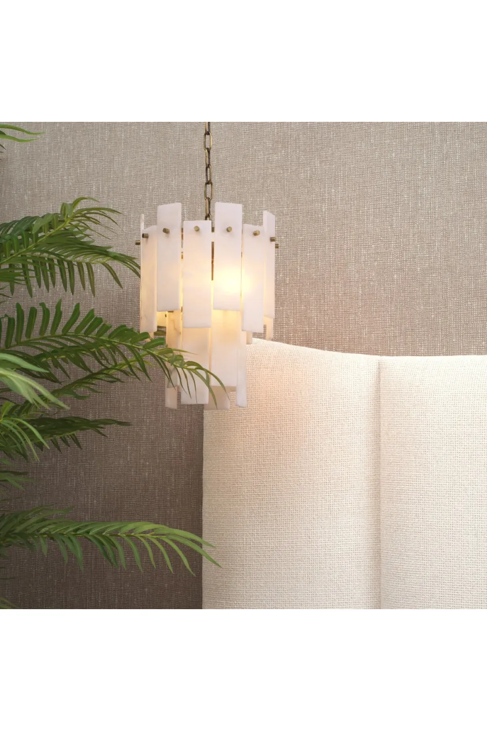 Alabaster Sheet Chandelier | Eichholtz Acevedo