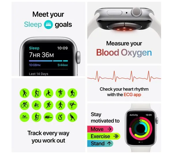 APPLE Watch Series 6 Cellular - PRODUCT(RED) Aluminium with PRODUCT(RED) Sports Band, 44 mm - Acceptable