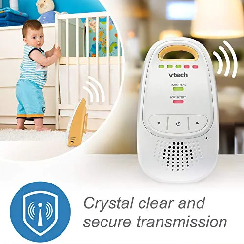 Audio Baby Monitor with up to 1,000 ft of Range, 5-Level Sound Indicator