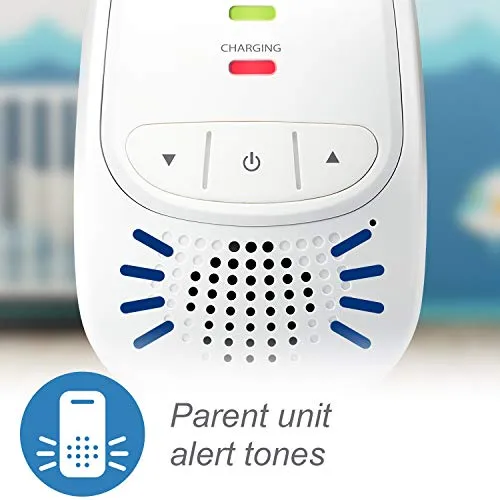 Audio Baby Monitor with up to 1,000 ft of Range, 5-Level Sound Indicator