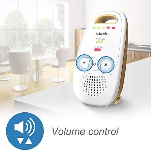 Audio Baby Monitor with up to 1,000 ft of Range, 5-Level Sound Indicator