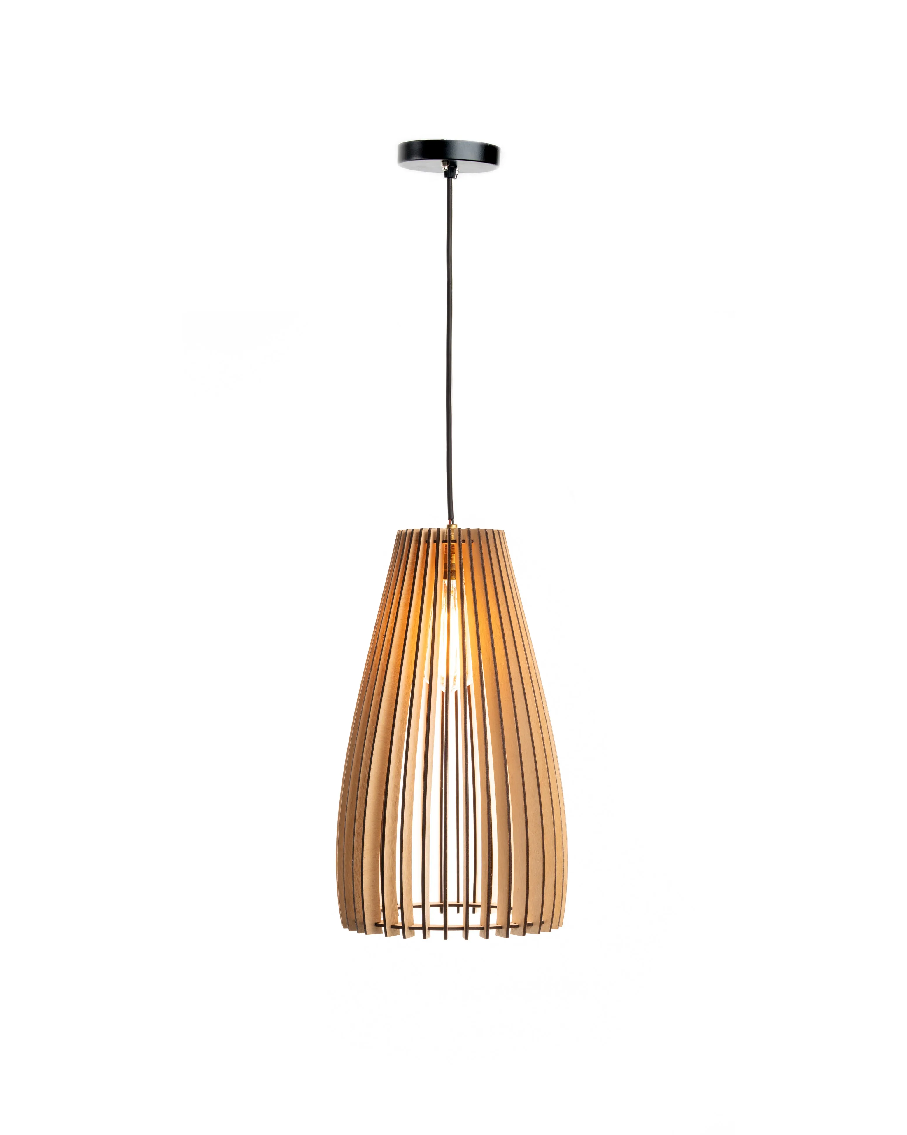 Bahama Birch Wood Ceiling Lamp