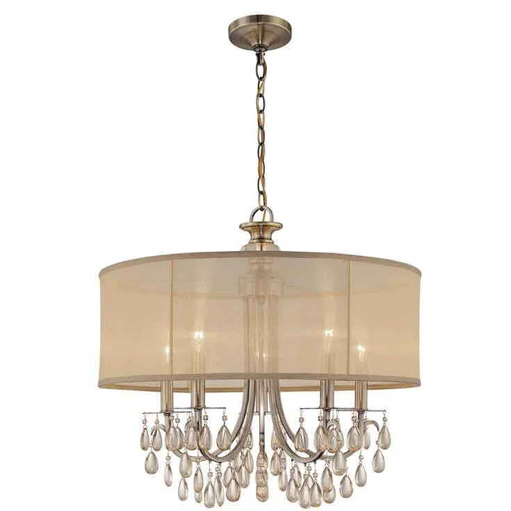 Beige En Vogue Drum Chandelier
