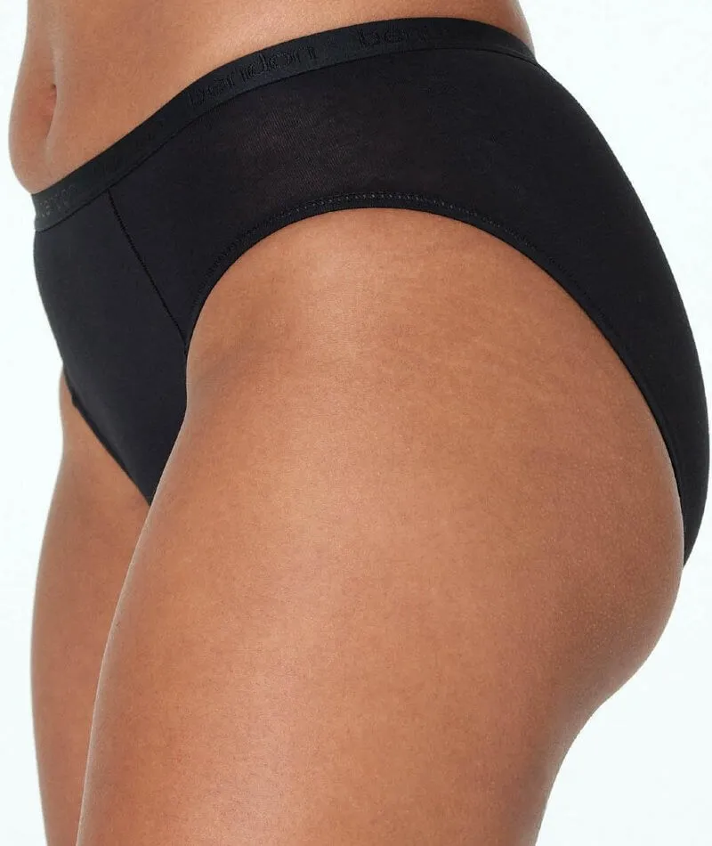 Bendon Body Cotton Bikini Brief - Black