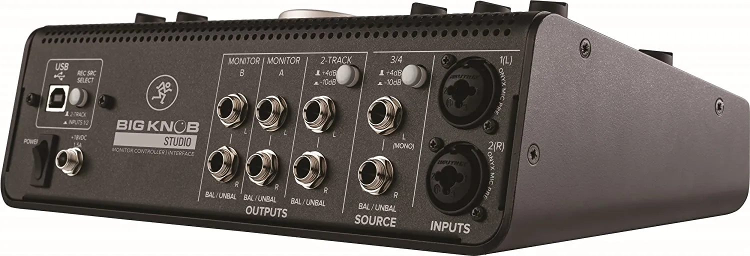 Big Knob Studio 3 x 2 Studio Monitor Controller 192kHz USB I/O
