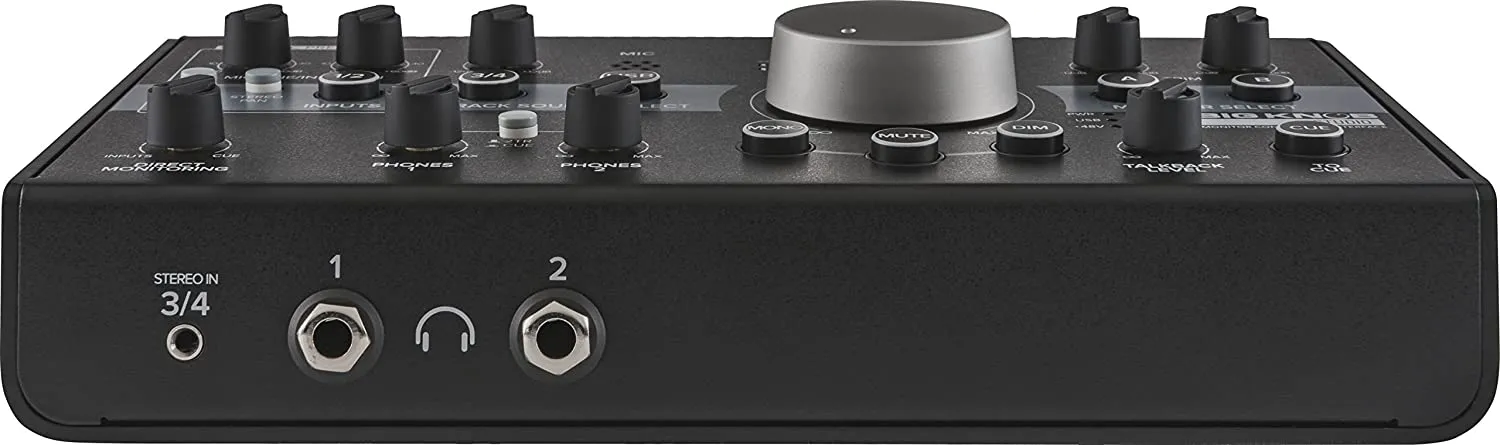 Big Knob Studio 3 x 2 Studio Monitor Controller 192kHz USB I/O