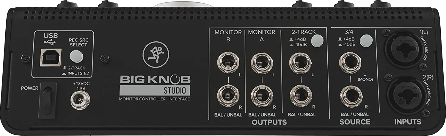 Big Knob Studio 3 x 2 Studio Monitor Controller 192kHz USB I/O