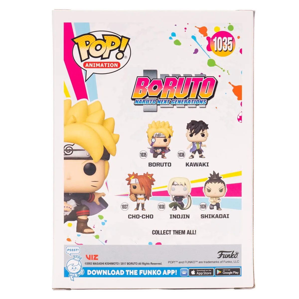 Boruto: Naruto Next Generations - Boruto Glow-in-the-Dark Funko Pop! Animation #1035 - Entertainment Earth Exclusive