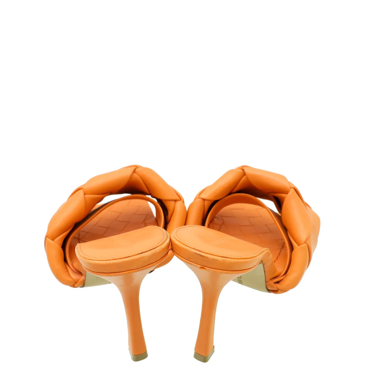 Bottega Veneta Coral Intrecciato Nappa Lido Mule 37.5
