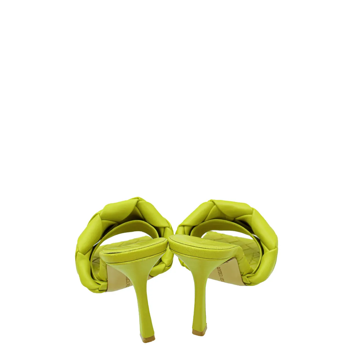 Bottega Veneta Lagoon Acid Intrecciato Nappa Lido Mule 36
