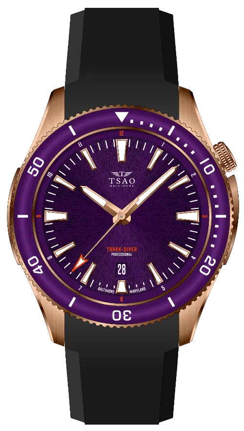 Bronze Torsk-Diver Pro Raven Purple