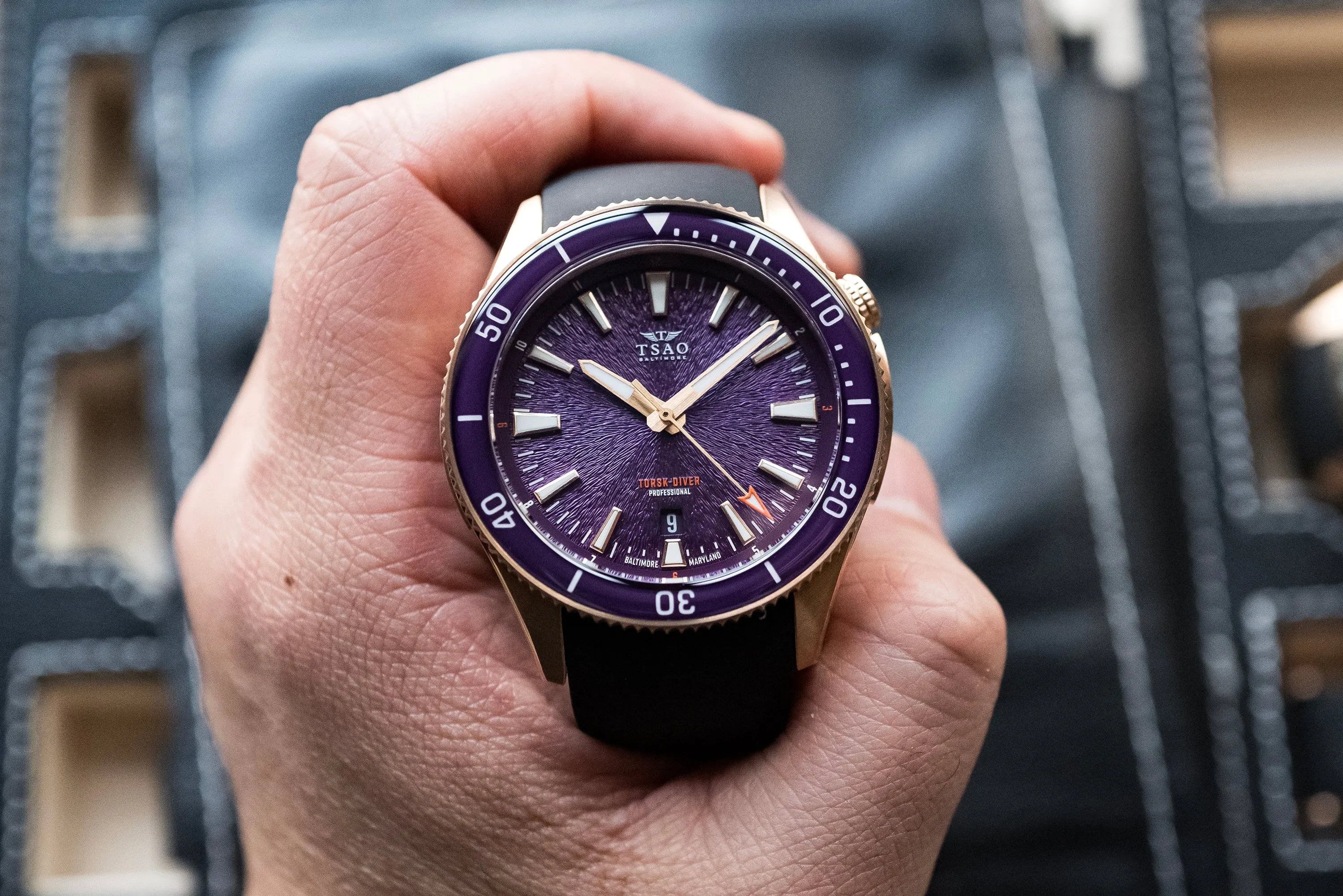 Bronze Torsk-Diver Pro Raven Purple