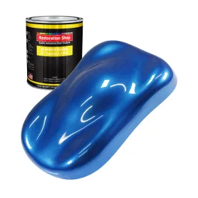 Burn Out Blue Metallic Acrylic Enamel Auto Paint - Quart Paint Color Only - Professional Single Stage Automotive Car Truck Equipment Coating, 2.8 VOC