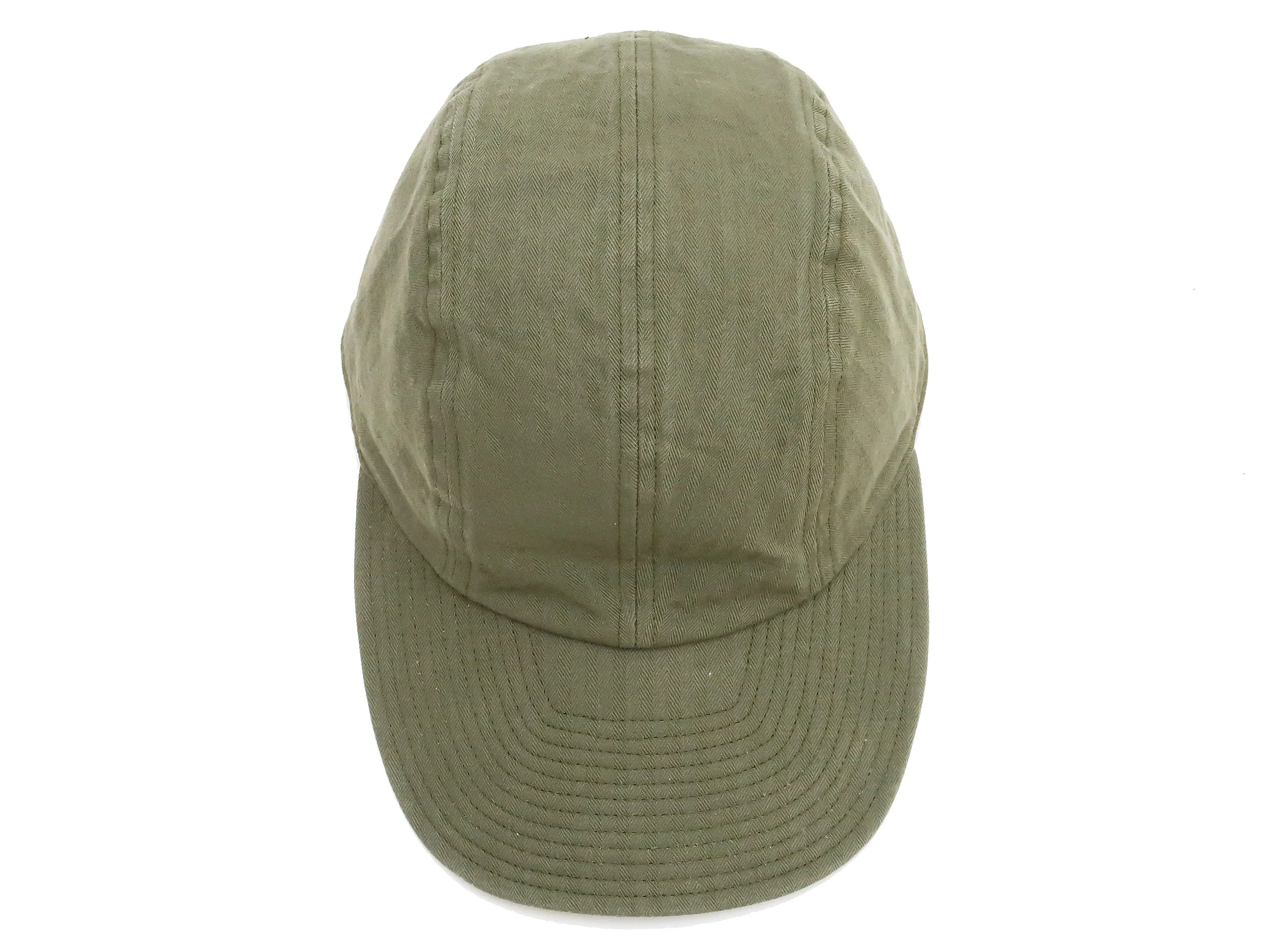 Buzz Rickson Cap Men's Casual Military Style HBT Herringbone Working Hat BR02714 Olive