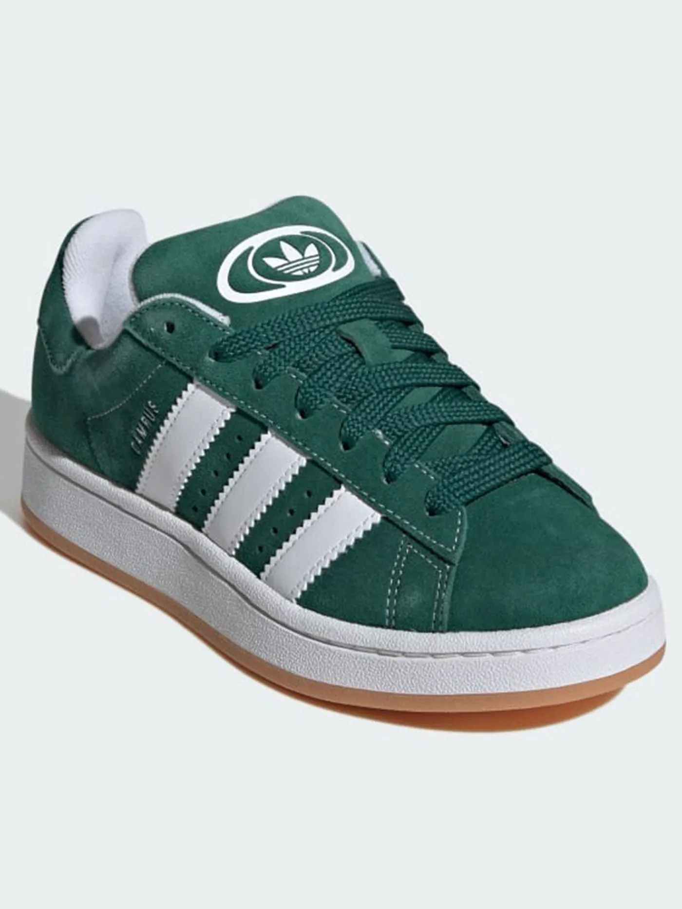 Campus 00S Dark Green/White/Off White Shoes (Kids)