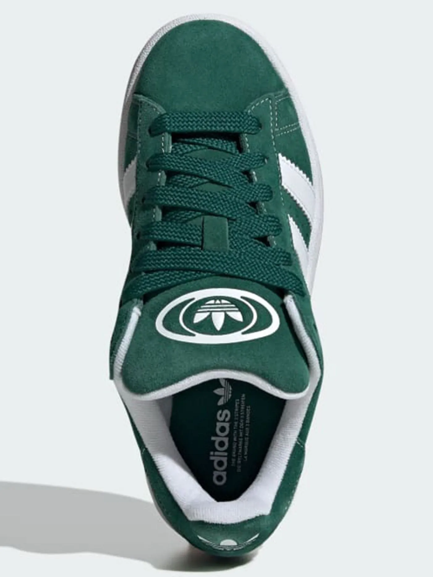 Campus 00S Dark Green/White/Off White Shoes (Kids)