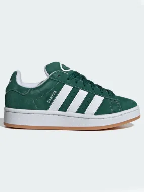Campus 00S Dark Green/White/Off White Shoes (Kids)