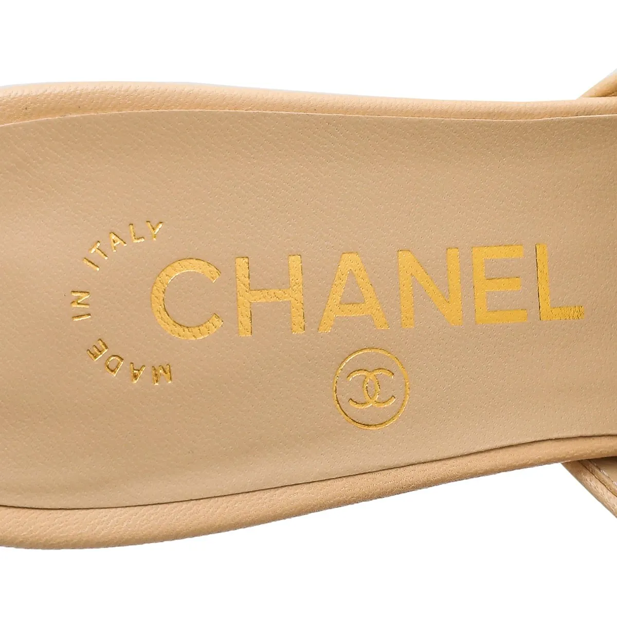 Chanel Bicolor CC Cap Toe Mules 37