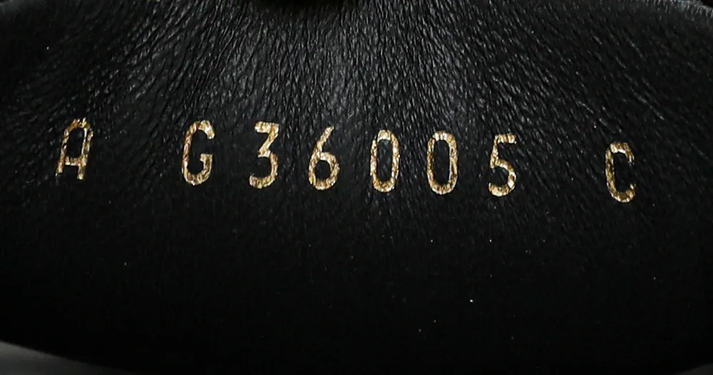 Chanel Black CC Pearl Chain Home Mules Large