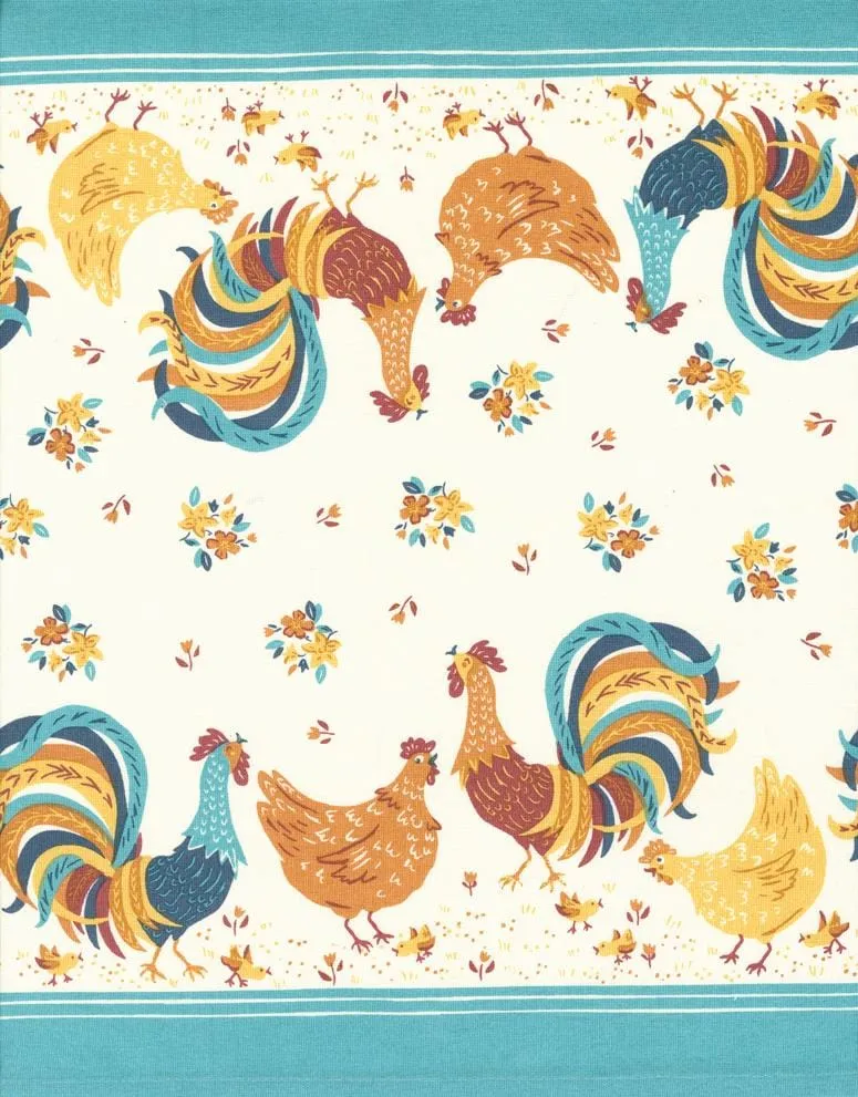 Cluck Cluck Toweling - Classic Retro