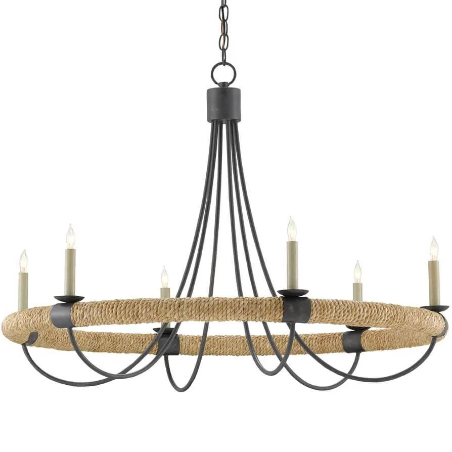 Coastal Captain Rope Chandelier