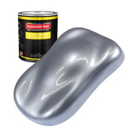 Cool Gray Metallic Acrylic Enamel Auto Paint (Quart Paint Color Only) Professional Single Stage Gloss Automotive Car Truck Equipment Coating, 2.8 VOC