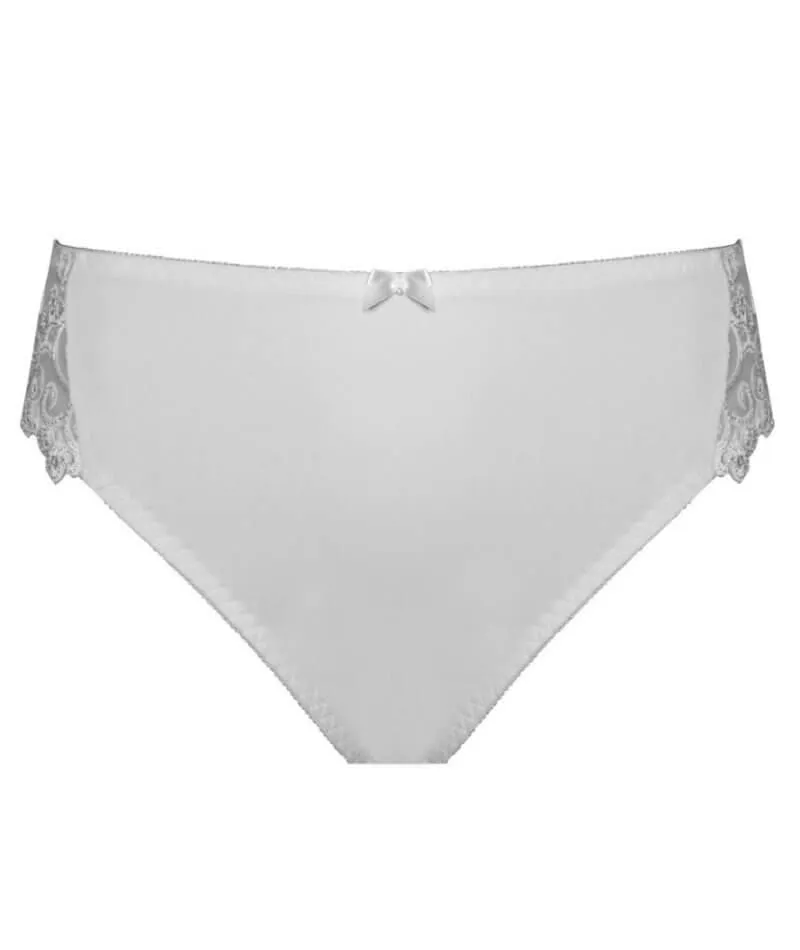 Fayreform Coral High Cut Brief - White