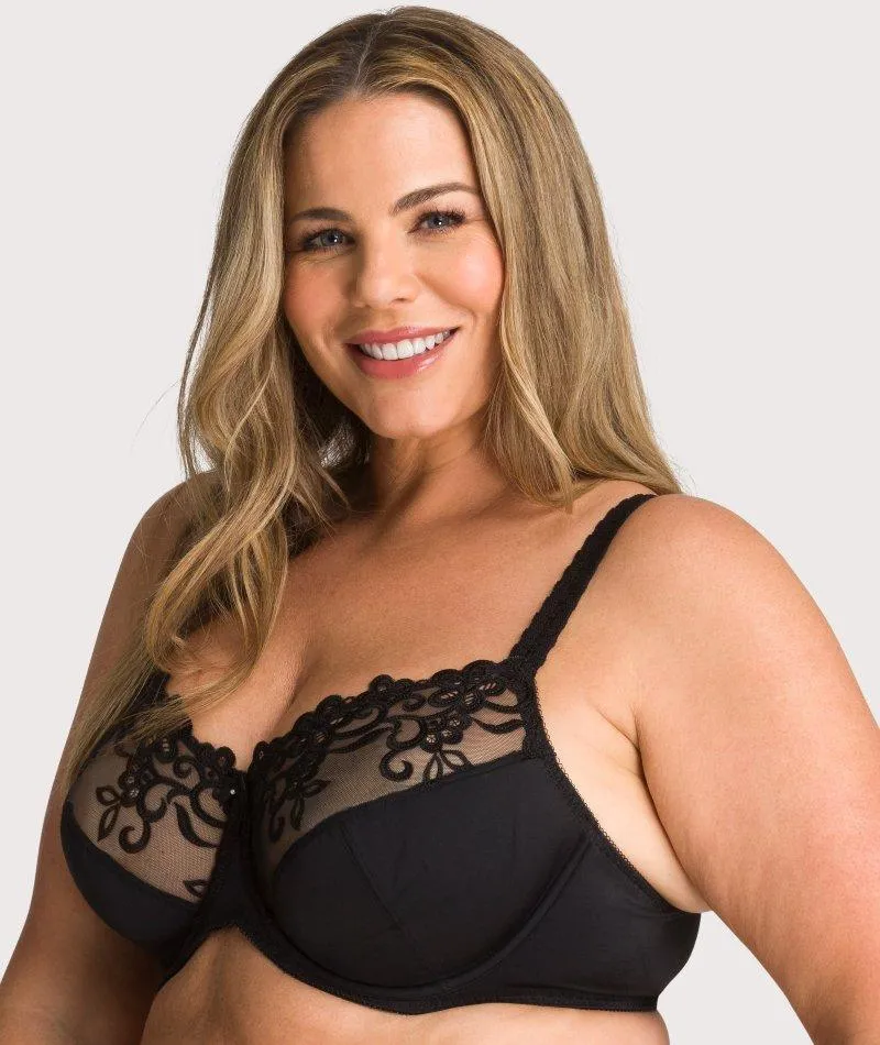 Fayreform Coral Underwire Bra - Black