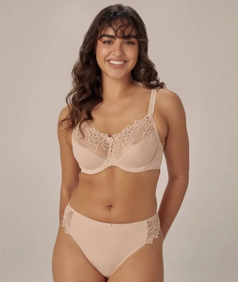 Fayreform Coral Underwire Bra - Latte
