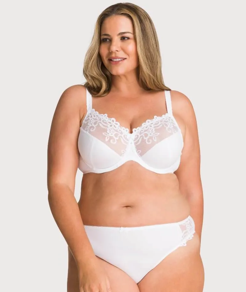 Fayreform Coral Underwire Bra - White