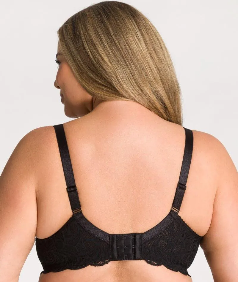 Fayreform Lace Perfect Contour Spacer Bra - Black