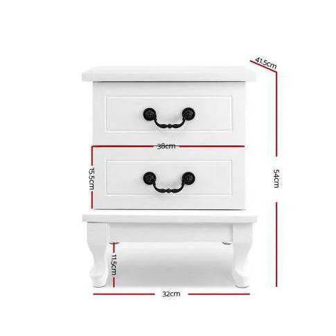 French Provincial Bedside Table