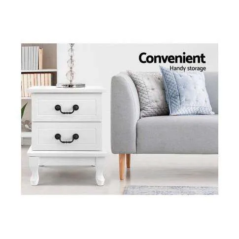 French Provincial Bedside Table