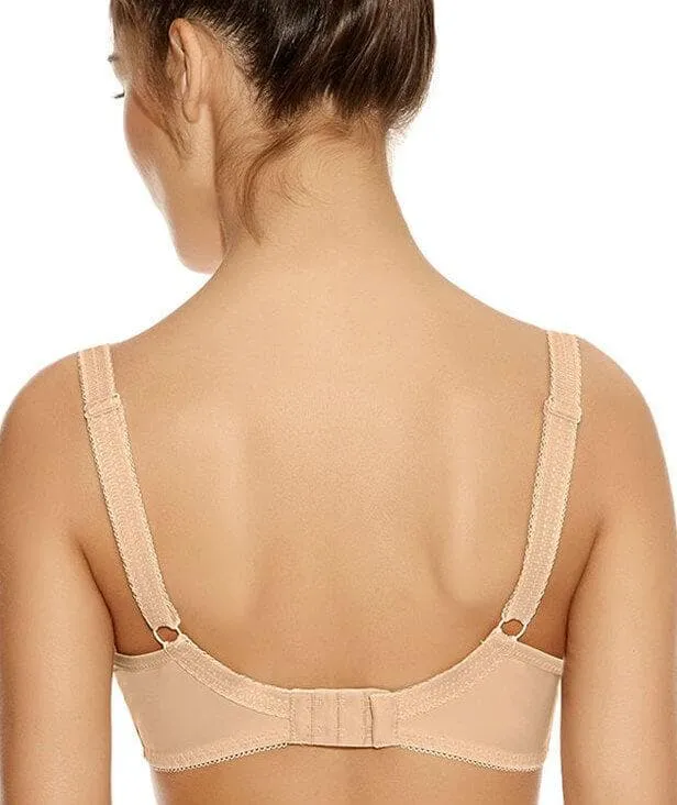 Freya Deco Moulded Plunge Bra - Nude