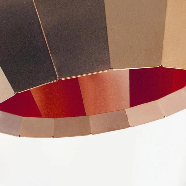 Geometric Copper Pendant Light