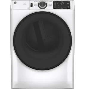 GFD55GSSNWW GE® ENERGY STAR® 7.8 cu. ft. Capacity Smart Front Load Gas Dryer with Sanitize Cycle