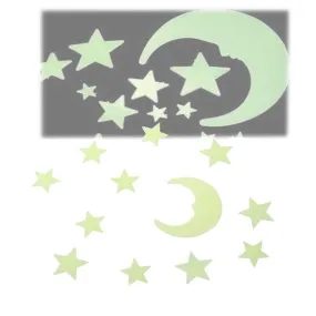 Glow In The Dark Moons & Stars