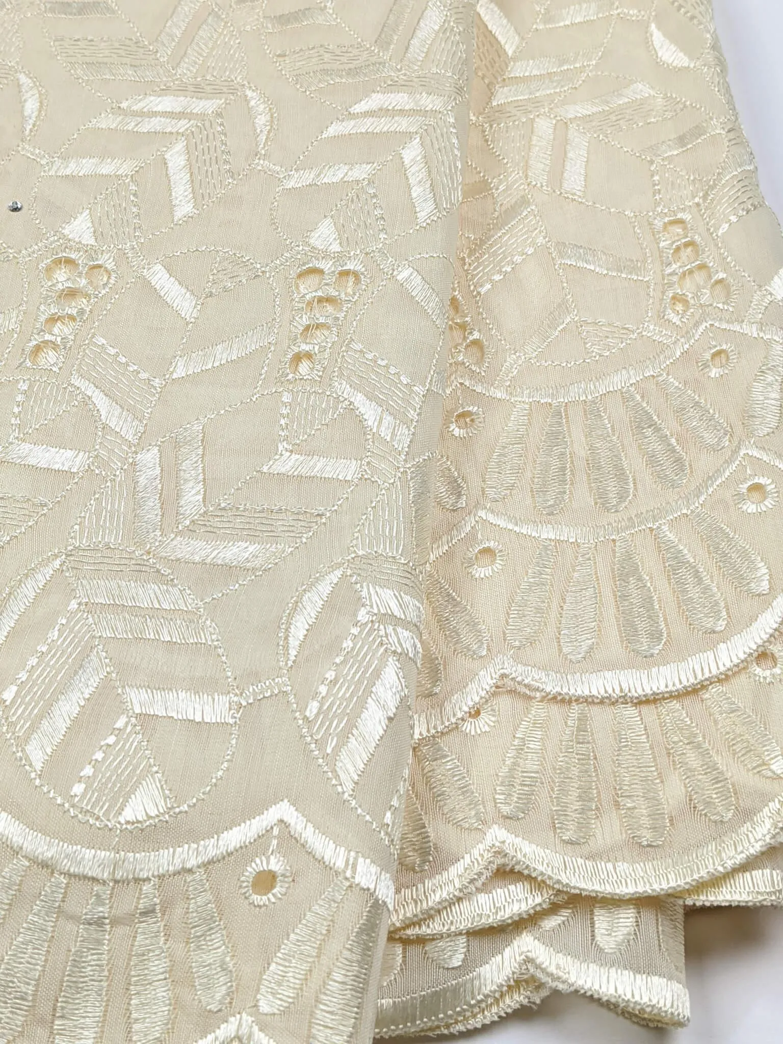 Gold Cotton Lace