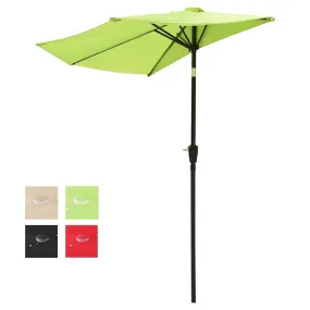 Half Umbrella with Tilt 10ft 5-Rib