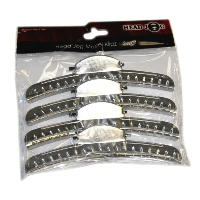 Head Jog Marcel Klipz Silver 4 Pack