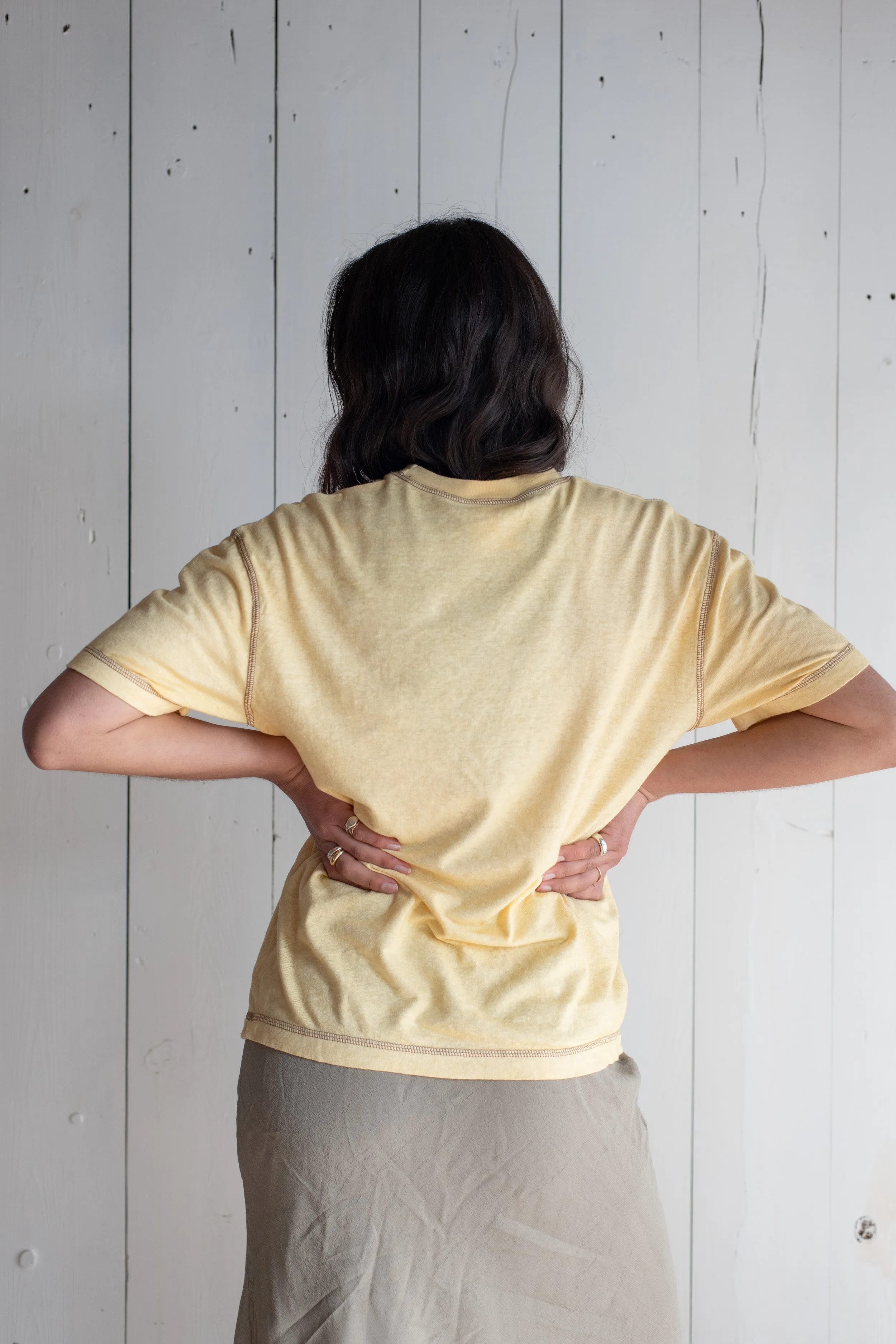 Hemp Rover Tee Yellow