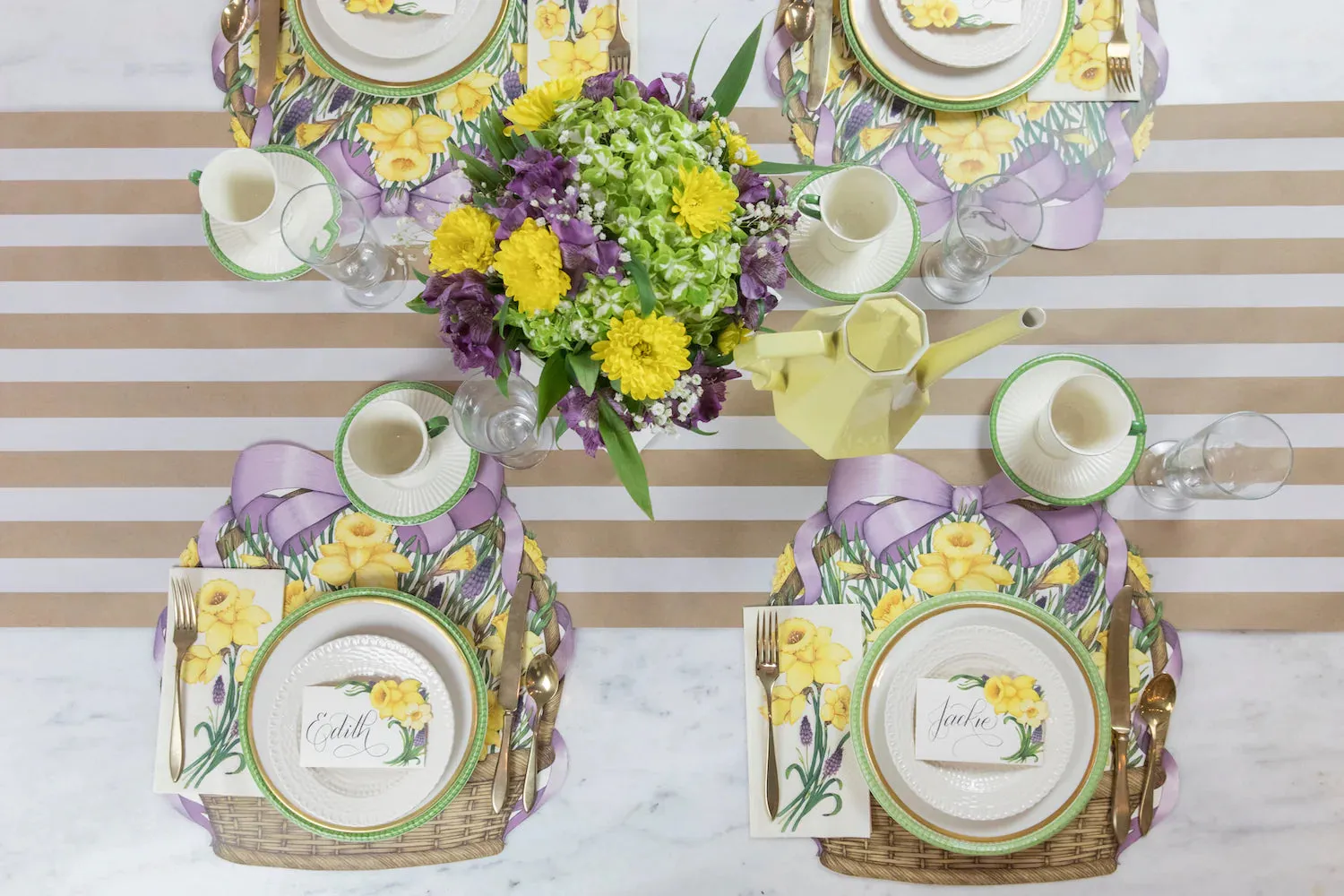 Hester & Cook: Kraft White Classic Stripe Runner