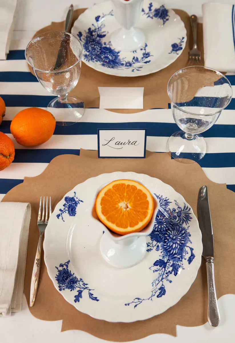 Hester & Cook: Navy Classic Stripe Runner