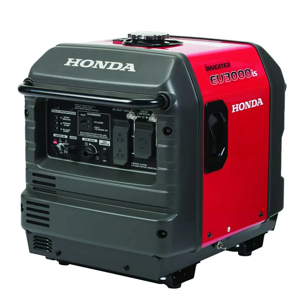 Honda EU3000iS 3,000 Watt Portable Gas Powered Inverter Generator w/ CO-Minder - Scratch and Dent