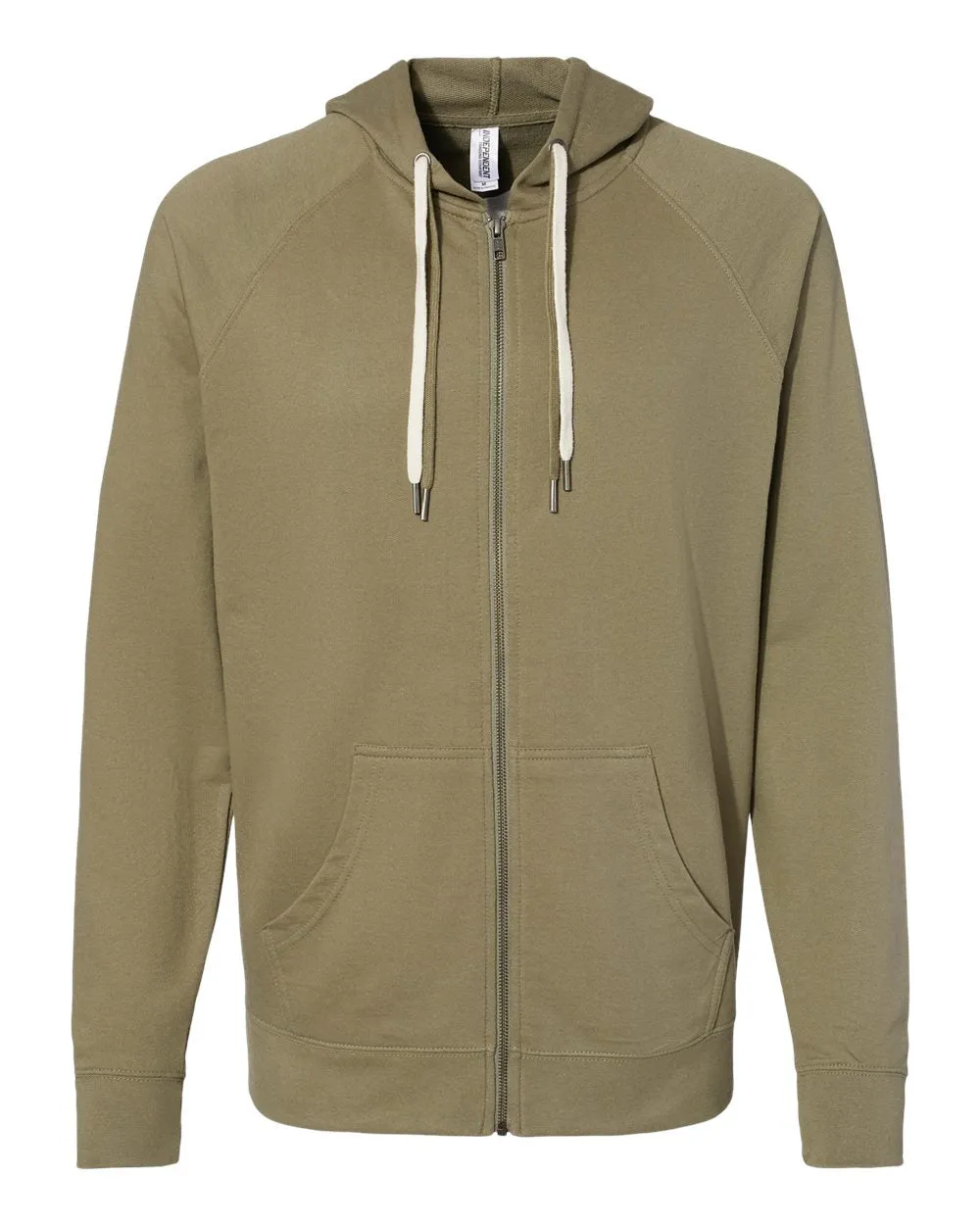 Independent Trading Co. Icon Lightweight Loopback Terry Full-Zip Hooded Sweatshirt SS1000Z