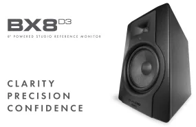 M-Audio BX8D3XEU 8 Active Studio Monitor Single